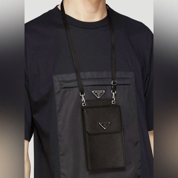 Prada Black Crossbody Phone Bag - Picture 1 of 7